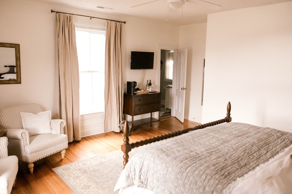 Winter Wine Tasting at Veritas Winery in Virginia, photo of our elegant bed and breakfast in Charlottesville 