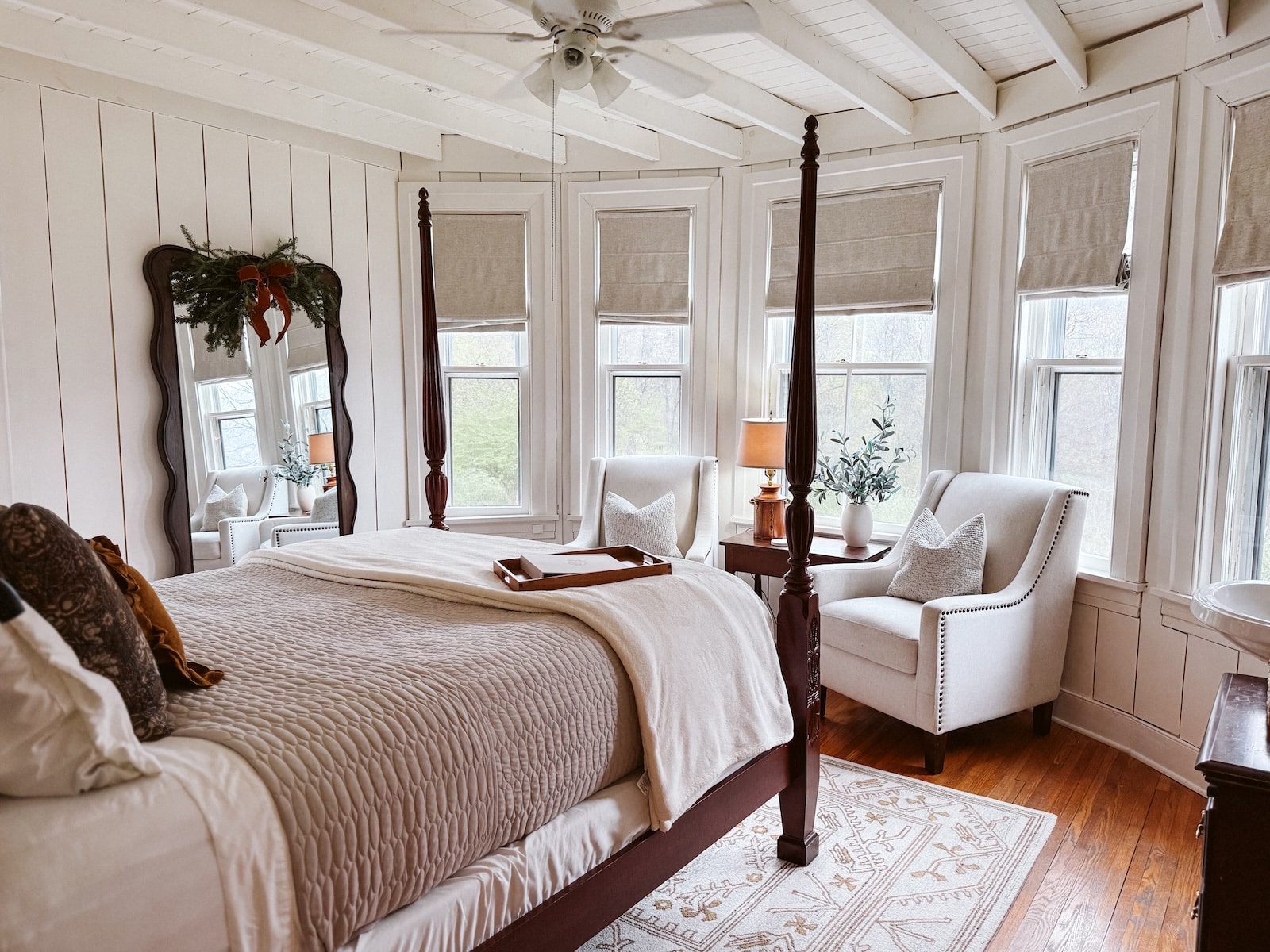 Beautiful guest room at our Charlottesville bed and breakfast, the ideal place to stay after catching a show at the Charlottesville Opera